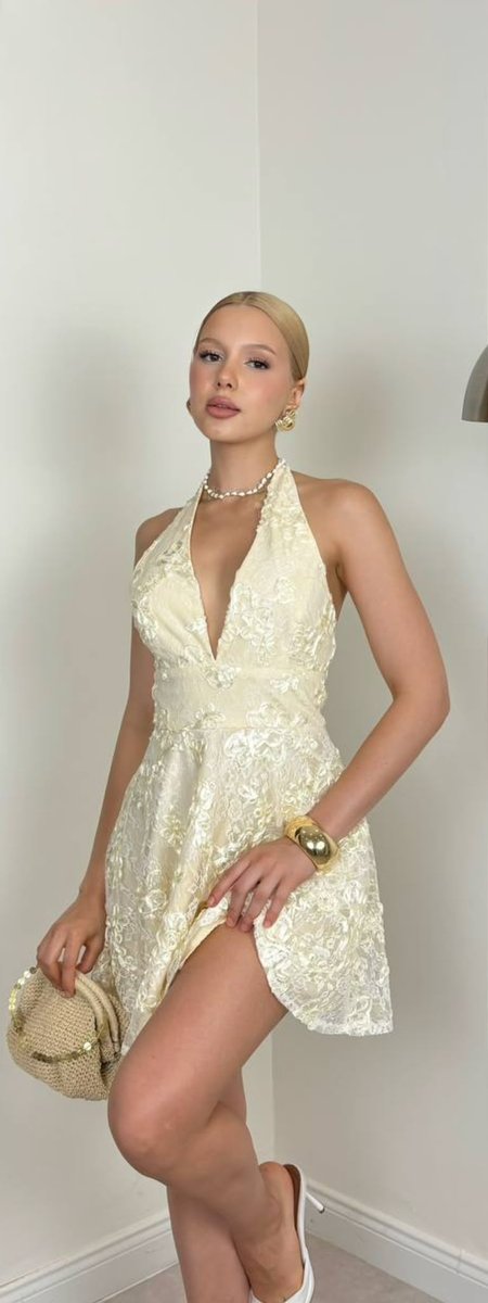 Plunge Lace Dress